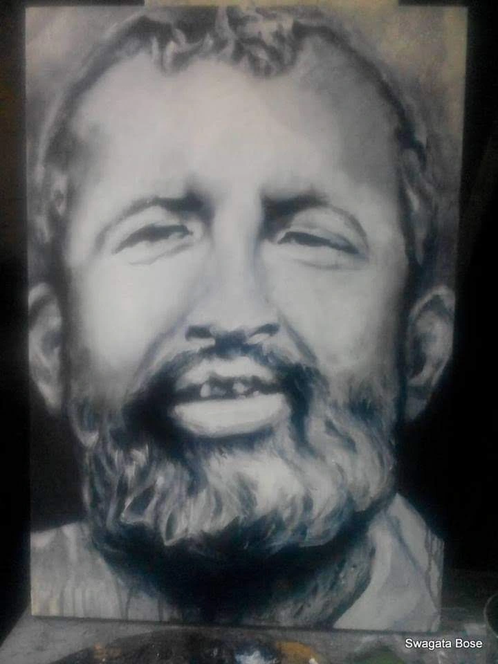 Portrait painting by Swagata Bose